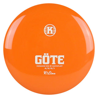 Kastaplast Disc Golf K1 Gote Midrange 4/5/0/1 Orange/White 175 grams