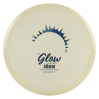 Kastaplast Disc Golf K1 Glow Jarn Putter 4.5/3/0/3 Glow/Teal 170 grams