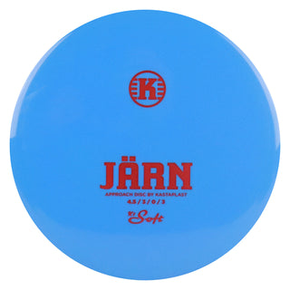 Kastaplast Disc Golf K1 Soft Jarn Putter 4.5/3/0/3 Blue/Red 173 grams