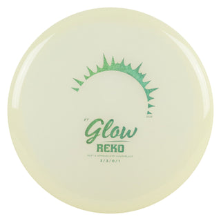 Kastaplast Disc Golf K1 Glow Reko Putter 3/3/0/1 Glow/Teal Shimmer 174 grams