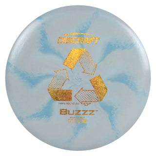 Discraft Disc Golf Recycled ESP Buzzz Midrange 5/4/-1/1 Grey Blue/Gold Shimmer 160-163g