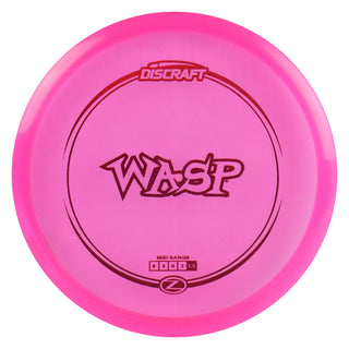 Discraft Disc Golf Z Line Wasp Midrange Disc 5/3/0/2 Pink/Red 177-180g