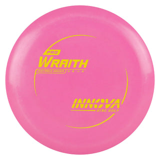Innova Disc Golf Pro Wraith Distance Driver 11/5/-1/3 Dark Pink/Yellow 164 grams