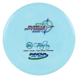 Innova Disc Golf Star AviarX3 Putting Disc 3/2/0/3 Sky Blue/Rainbow 172 grams