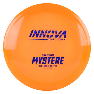Innova Disc Golf Champion Mystere Distance Driver 11/6/-2/2 Orange/Navy Shatter 167 grams