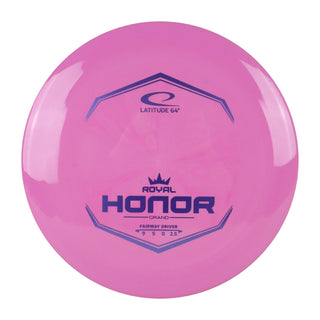 Latitude 64 Disc Golf Royal Grand Honor Fairway Driver 9/5/0/2.5 Pink/Lavender 175 grams