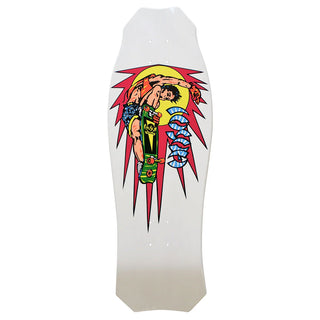 Hosoi Skateboard Deck Rocket Air White 10.25" x 30.25" Old School