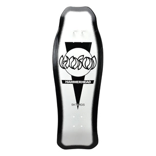 Hosoi Skateboard Deck Hammerhead Double Kick Sunburst White 10.25" x 31" Old School