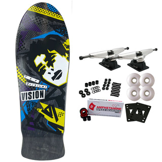 Vision Skateboard Complete Original Gonz Black Stain 10" x 30" Old School
