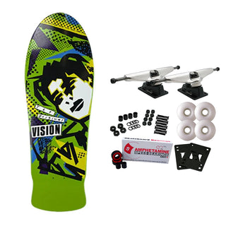 Vision Skateboard Complete Original Gonz Lime 10" x 30" Old School