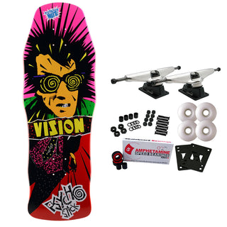 Vision Skateboard Complete Original Psycho Stick Red 10" x 30" Old School