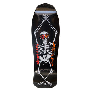Vision Skateboard Deck Groholski Skeleton Black 10.25" x 30" Old School