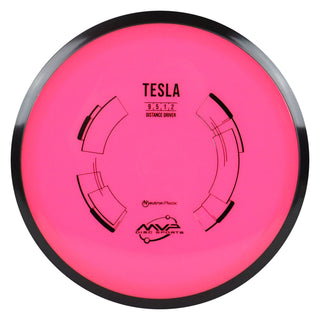 MVP Disc Golf Neutron Tesla Distance Driver 9/5/-1/2 Hot Pink 158 grams