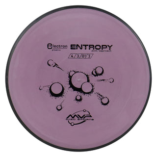 MVP Disc Golf Electron Entropy Putter 4/3/0/3 Light Plum 175 grams