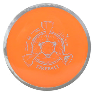 Axiom Disc Golf Neutron Fireball Distance Driver 9/3.5/0/3.5 Orange/Marble 166 grams