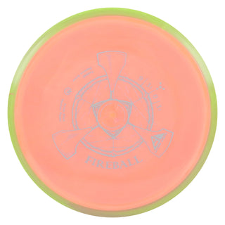 Axiom Disc Golf Neutron Fireball Distance Driver 9/3.5/0/3.5 Peach/Sage Blend 168 grams