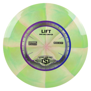 Streamline Disc Golf Cosmic Neutron Lift Distance Driver 9/5/-2/1.5 Sage/Purple Blue 174 grams