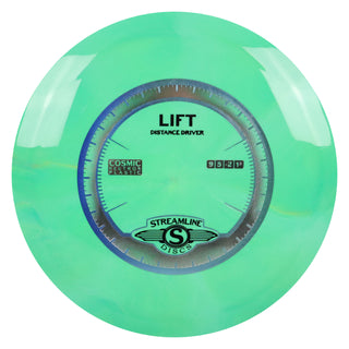 Streamline Disc Golf Cosmic Neutron Lift Distance Driver 9/5/-2/1.5 Green/Blue Slate 174 grams