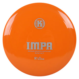 Kastaplast Disc Golf K1 Impa Distance Driver 11/6/-4/1 Orange/Silver 172 grams