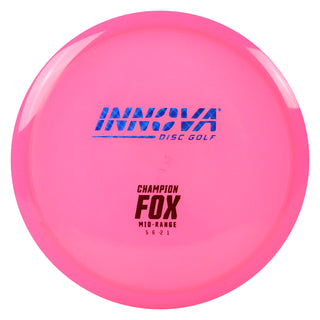 Innova Disc Golf Champion Fox Midrange Disc 5/6/-2/1 Pink/Blue Prisms Red 172 grams