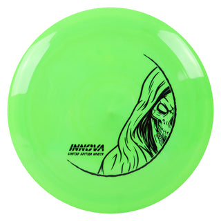 Innova Disc Golf Swirled Star Wraith 2026 LE Distance Driver Lime Green/Black 173 grams