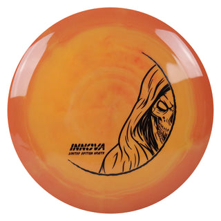 Innova Disc Golf Swirled Star Wraith 2026 LE Distance Driver Red Orange/Black 173 grams