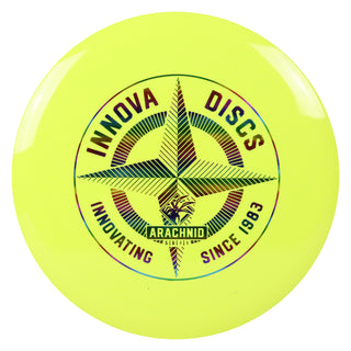 Innova Disc Golf First Run Star Arachnid Midrange Disc 5/6/-1/1 Yellow/Rainbow 180 grams