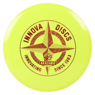 Innova Disc Golf First Run Star Arachnid Midrange Disc 5/6/-1/1 Yellow/Red Shatter 180 grams