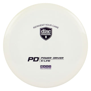 Discmania Disc Golf S-Line PD Power Driver 10/4/0/3 White/Purple 173 grams