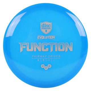 Discmania Disc Golf Evolution Neo Function Fairway Driver 8/6/-4/1 Blue/Silver 174 grams