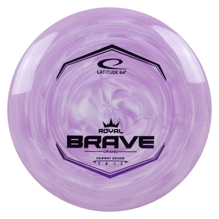 Latitude 64 Disc Golf Royal Grand Swirl Brave Fairway Driver 7/6/-1/2 Purple/Purple 176 grams