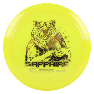 Latitude 64 Disc Golf Opto Air Sapphire Distance Driver 10/6/-2/1.5 Yellow/Gold 157 grams