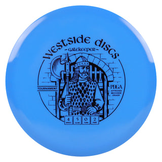 Westside Disc Golf Tournament Gatekeeper Midrange 4/5/0/2 Blue/Black 169 grams