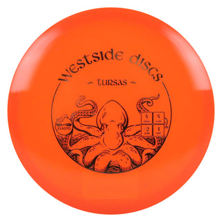 Westside Disc Golf Elasto Tursas Midrange Disc 5/5/-2/1 Orange/Bronze 180 grams