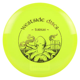 Westside Disc Golf Elasto Tursas Midrange Disc 5/5/-2/1 Yellow/Bronze 178 grams
