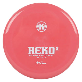 Kastaplast Disc Golf K1 Reko X Putter 3/3/0/1 Light Red/White 175 grams
