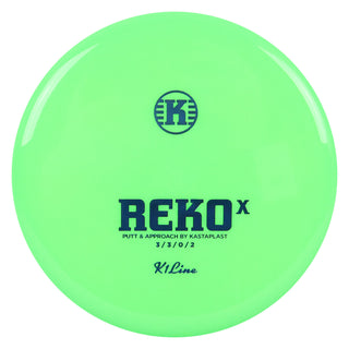 Kastaplast Disc Golf K1 Reko X Putter 3/3/0/1 Green/Blue 175 grams