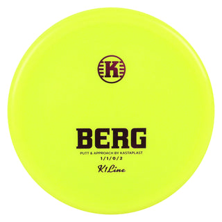 Kastaplast Disc Golf K1 Berg Putter 1/1/0/2 Yellow/Purple 173 grams