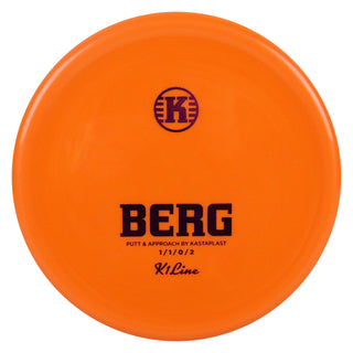 Kastaplast Disc Golf K1 Berg Putter 1/1/0/2 Orange/Purple 173 grams