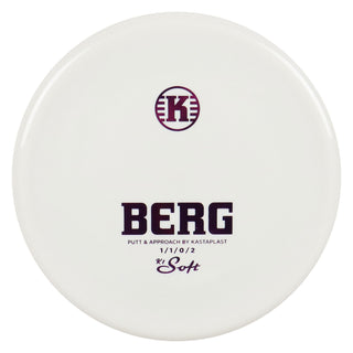Kastaplast Disc Golf K1 Soft Berg Putter 1/1/0/2 White/Purple 173 grams