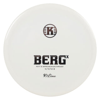 Kastaplast Disc Golf K1 Berg X Putter 1/1/1/2 White/Silver 174 grams