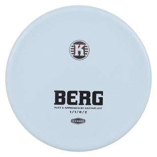 Kastaplast Disc Golf K3 Hard Berg Putter 1/1/0/2 Powder Blue/Silver 173 grams