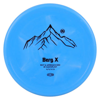 Kastaplast Disc Golf K3 Berg X Putter 1/1/1/2 Blue/Black 173 grams