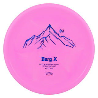 Kastaplast Disc Golf K3 Berg X Putter 1/1/1/2 Pink/Blue Shapes 173 grams