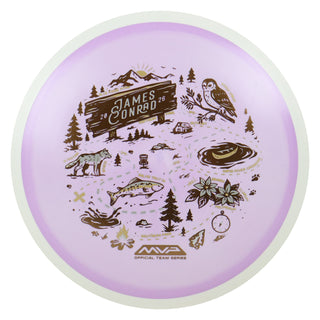 MVP Disc Sports James Conrad Team Series Fission Trail Distance Driver Light Purple 169 grams