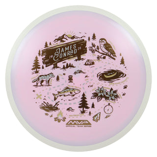 MVP Disc Sports James Conrad Team Series Fission Trail Distance Driver Pastel Pink 168 grams