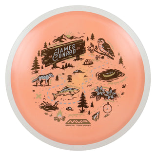 MVP Disc Sports James Conrad Team Series Fission Trail Distance Driver Mango 153 grams