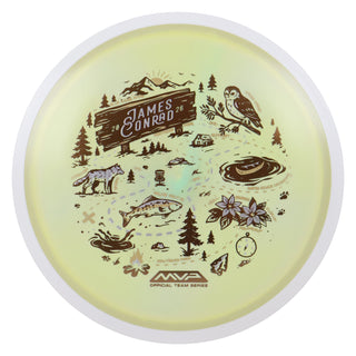 MVP Disc Sports James Conrad Team Series Fission Trail Distance Driver Light Sage 142 grams