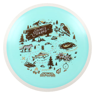 MVP Disc Sports James Conrad Team Series Fission Trail Distance Driver Teal 160 grams