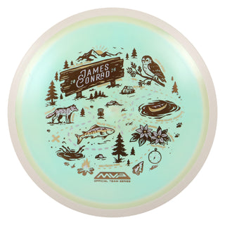 MVP Disc Sports James Conrad Team Series Fission Trail Distance Driver Sage Teal 170 grams